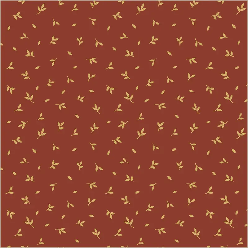 Fabric Windham Ruby Tumbling Leaves Honeycrisp by the Quarter Yard 55196-8