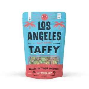 Taffy Shop, Los Angeles Salt Water Taffy Bag (7oz) - Gourmet Soft, Sweet & Chewy Candy