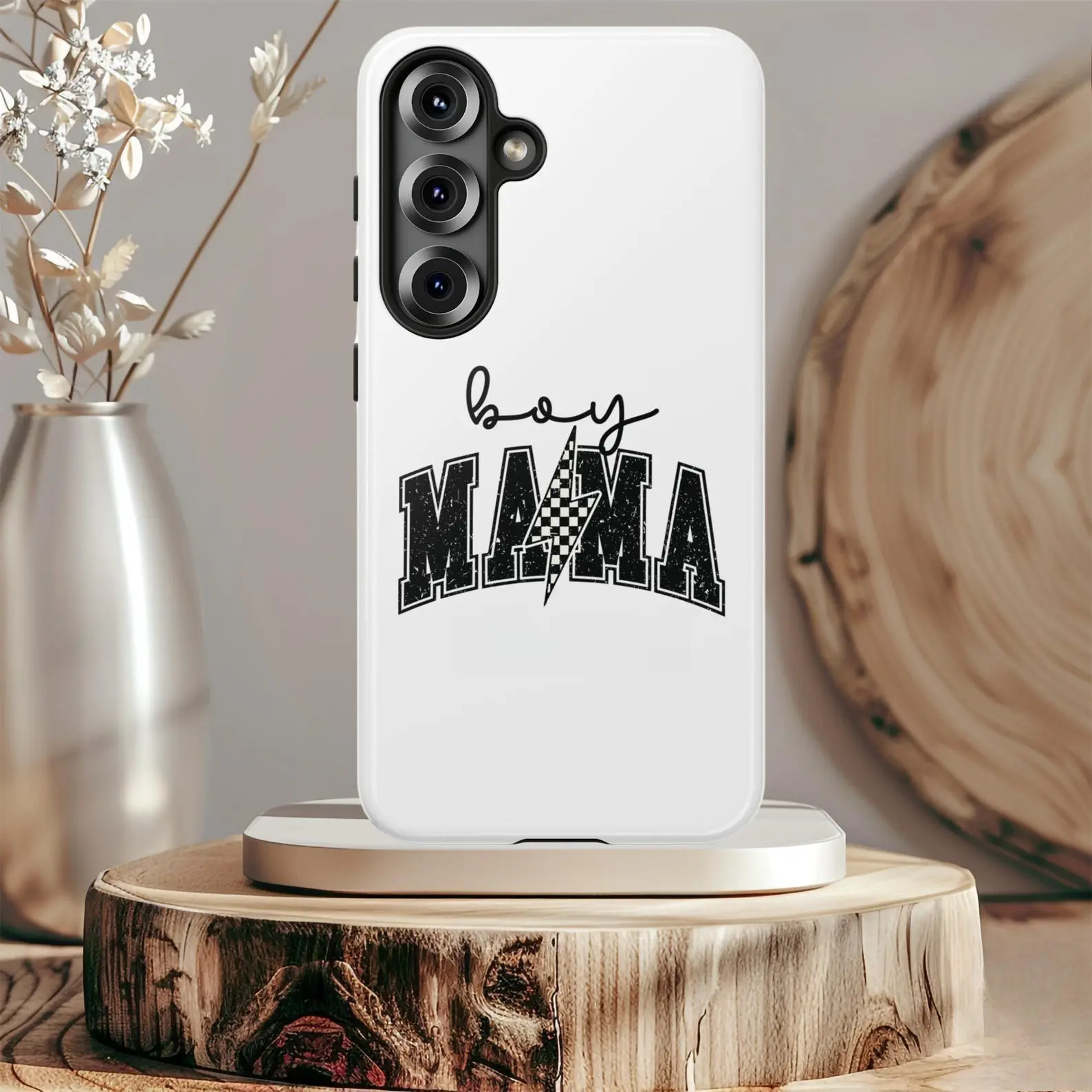 Boy Mama Phone Cases First Time Mom Mother's Day Gift New Parent Lighting Bolt Phone Cover,phone Case Suitable for Iphone 11/12/13/14/15/16/17 Pro Promax Plus Air and Samsung S22/S23/S24/S25 Plus Ultra Fe,the Gift of Mother's Day, Accessories, Shell