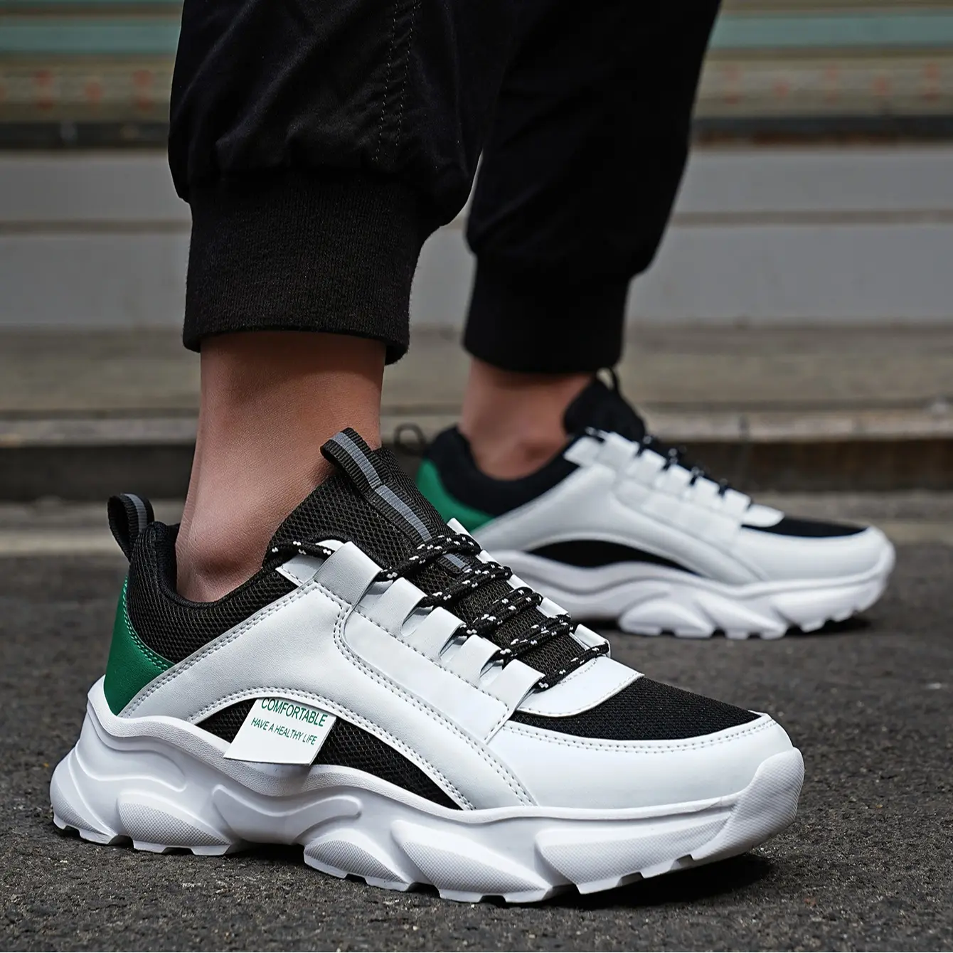 Men's Casual Lace up Low TopRunning Shoes, Workout SneakersClosed Boy Runner Trainer Foot WearTraining Athletic