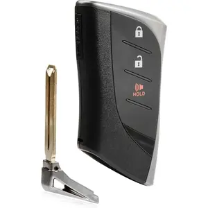 Keyless Entry Remote Key Replacement 3 Buttons for 2020-2025 Lexus ES250 ES300H ES350 LC500 LC500H LS500 LS500H UX200 UX250H (HYQ14FBZ, 8990H-76600, 8990H-76100)