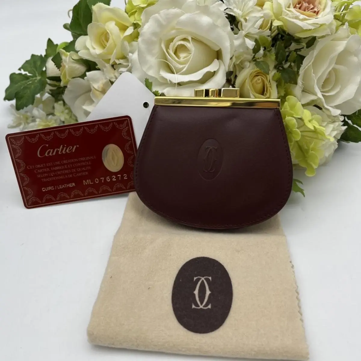 Pre-owned Cartier As Shown Mini Bags Must de Coin Purse ca4808ff