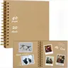 DIY Scrapbook Album ,40 Page DIY Spiral Memory Book ,Photo lay flat book for Anniversary Wedding Gifts ,Birthday Gifts,Memory Book Gifts for boyfriend,Frienf,Family ,Photo Journaling