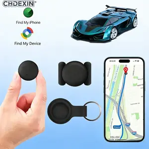 Mini GPS Tracker For Car – Magnetic Hidden Tracker Case, No Monthly Fee, Works With Apple Find My, Waterproof Anti-Lost Tracking Device
