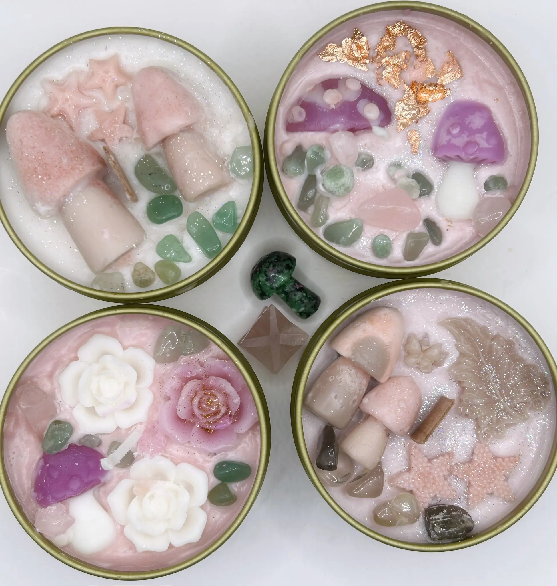 Whimsy Mushroom Reiki Candles