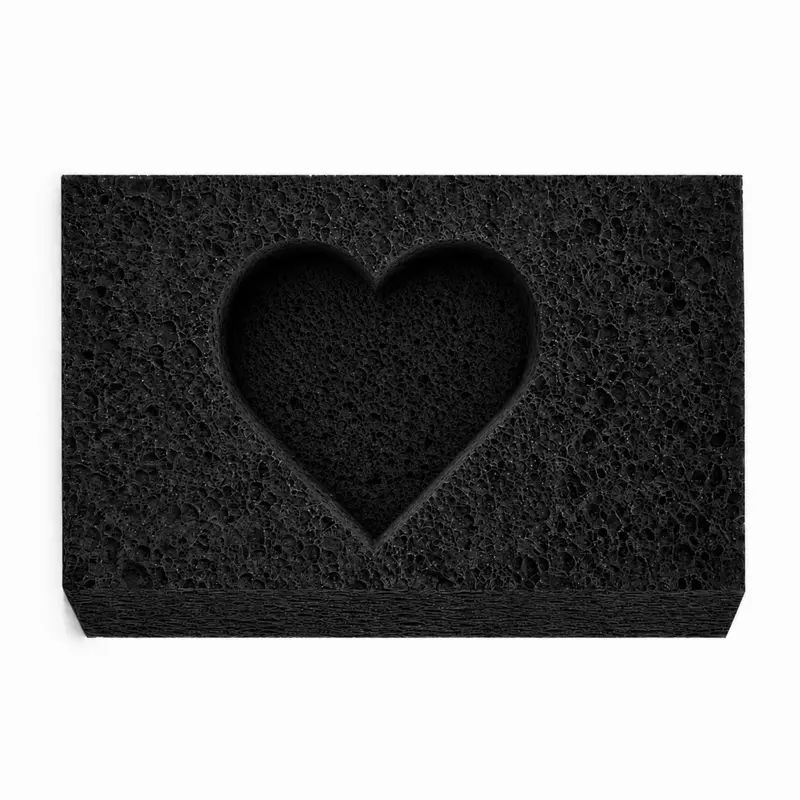 Heart-Shaped Sponge for Cleansing