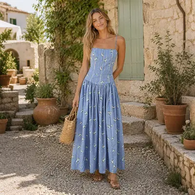 flamingo dress women Flamingo Cleo Applique Dress