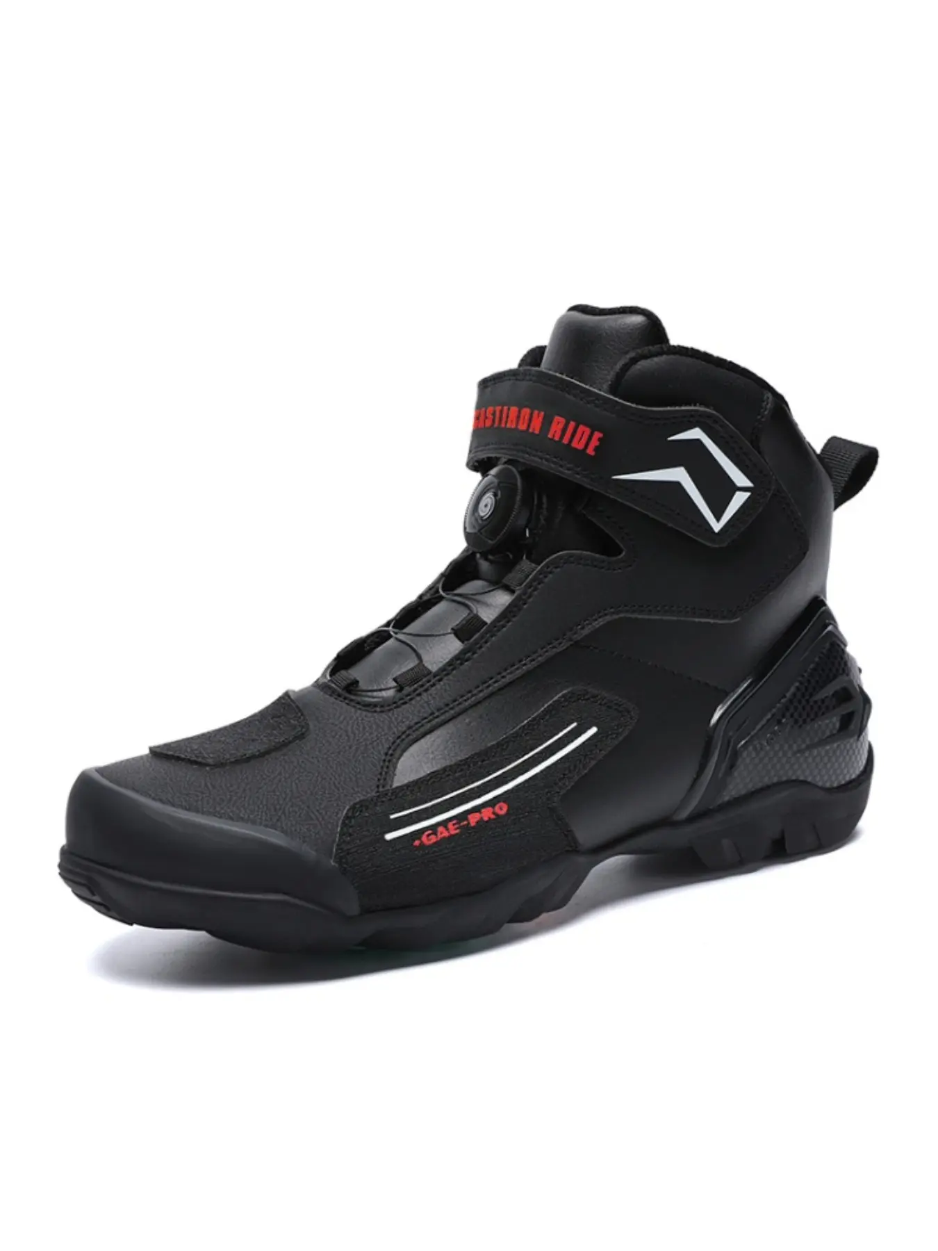 Men's Motorcycle Riding Shoes, Anti-Slip Racing Boots, Protective Footwear, Waterproof Safety Design, Comfortable and Secure, Ideal for Motorbike Travel