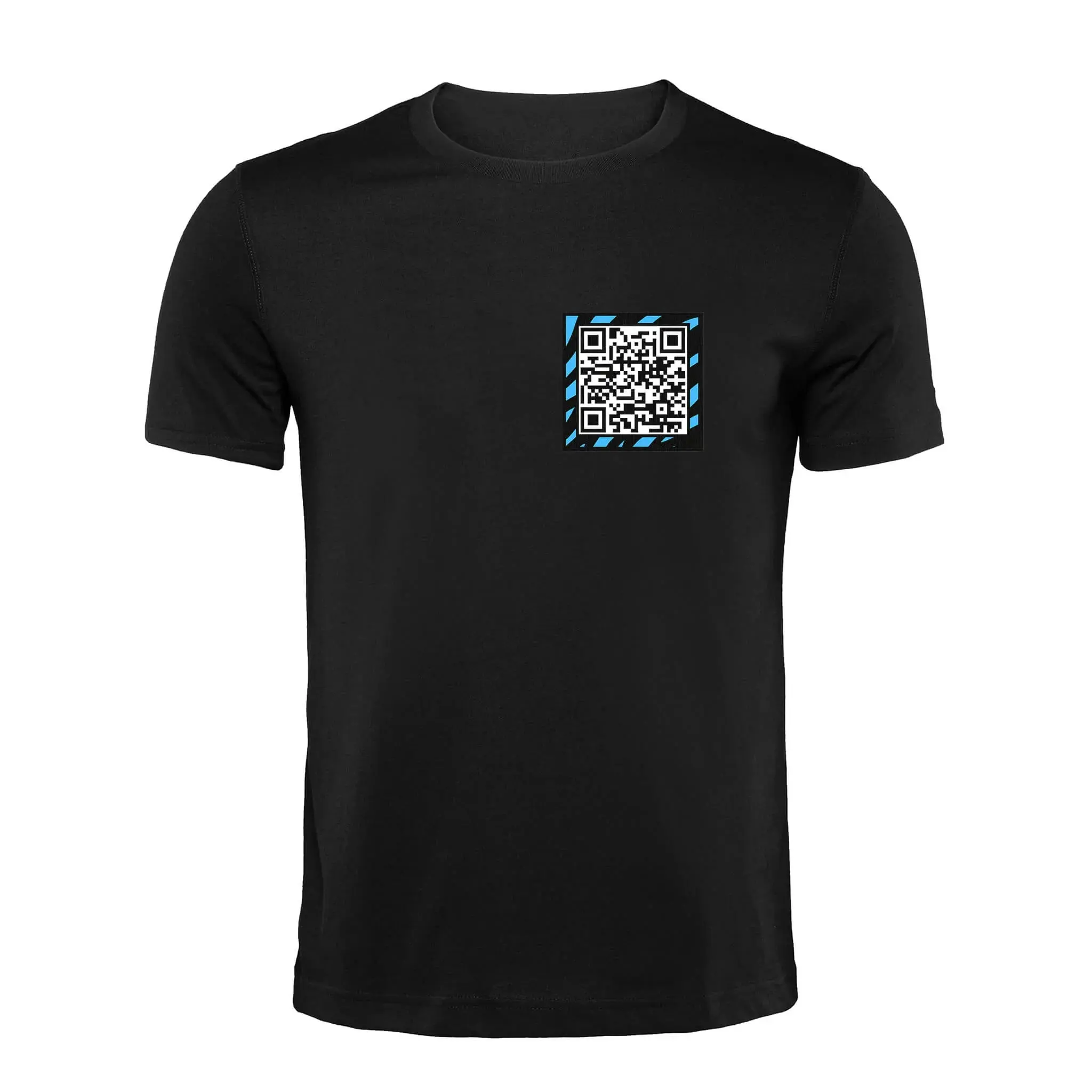 Black QR Code T-Shirt