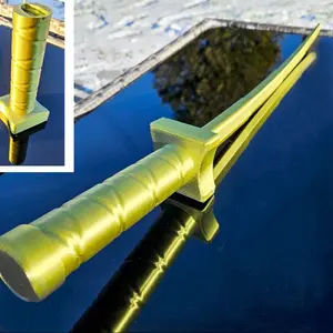 Retractable Sword 3D-Printed Lightweight Sword with Smooth Retracting Mechanism, Customizable Design, and Durable Plastic Construction