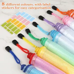 15Pack Document Wallets 8 Sizes Mesh Document Bags, Document Folder with Zip, Zip Bag for Documents, Receipt, Paper, Examination Sheet, Cosmetics - Home Improvement.