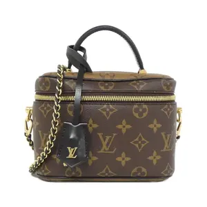 Pre-owned Louis Vuitton Canvas Tote Bags Monogram Coated Vanity Bag