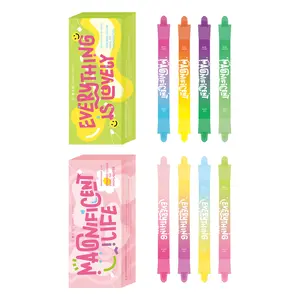 EpenGo Dual Tip Colored Highlighters Assorted Colors, 8 Colors, 4-Pack, Chisel and Bullet Tips, Bible Markers No Bleed Through, Highlighters for Bibles That Do Not Bleed