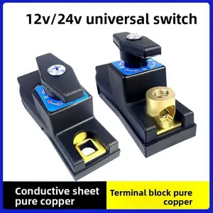 Universal anti-electric shock car battery power off switching power supply main switch clip anti-leakage whole vehicle power off gate Stable Copper Disconnect