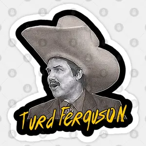 Turd Ferguson Retro SNL Jeopardy Sticker – Comedy Skit Classic Vinyl Decal AW3