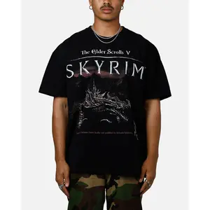73Studio X The Elder Scrolls V: Skyrim Alduin Vintage T-Shirt Black
