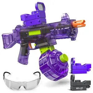 Electric Automatic Suction Ump45 Submachine Water Gun, 1pc Summer Outdoor Beach Pool Shooting Game Toy, Outdoor Sports Toy for Teens & Adults