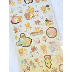 San-x Rilakkuma Korilakkuma Amusement Park Stickers Sticker Sheet Japan Kawaii Stationery A