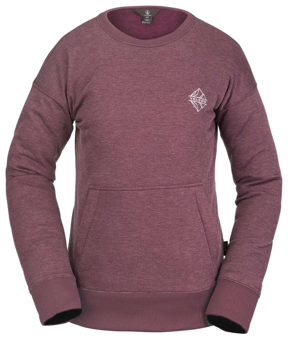 Volcom Women's Polartec Fleece Crew Neck Sweater 2022