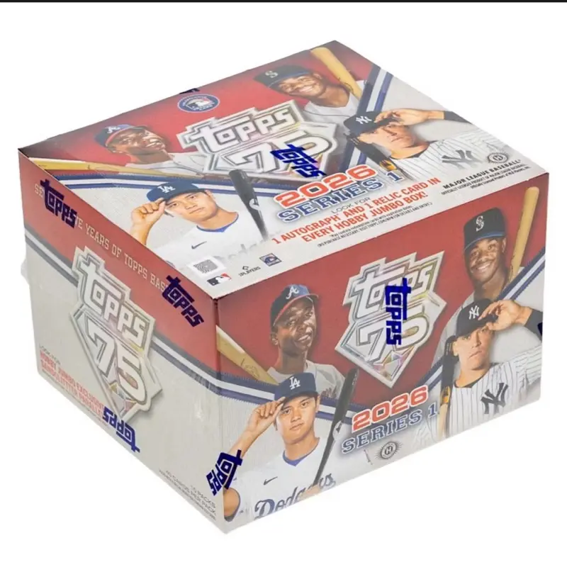 2026 topps series 1 jumbo hobby box (can ship sealed) 2026 topps series 1 jumbo hobby box (can ship sealed)