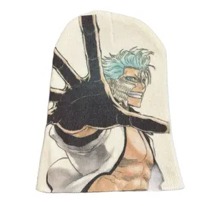 Grimmjow Jaegerjaquez Beanie from Bleach Anime - Officially Licensed Winter Hat for Anime Fans