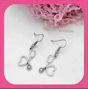 New Adorable Doctor Nurse Medical Student Veterinarian Stethoscope Earrings