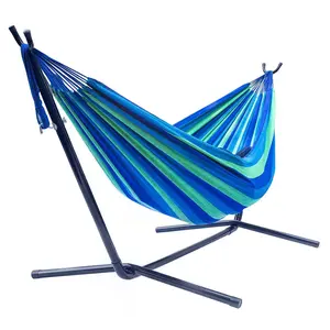 Sorbus Double Hammock with Steel Stand