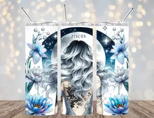 20 OZ ZODIAC -NEWEST STYLE INSULATED SKINNY TUMBLER W/ STRAW 20 OZ ZODIAC -NEWEST STYLE INSULATED SKINNY TUMBLER W/ STRAW
