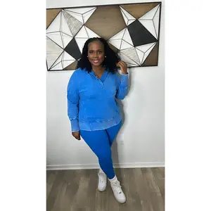 ACID WASH HOODIE SET