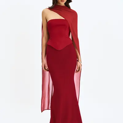 red dresses maternity The Softest Rib Nursing Tank Dress