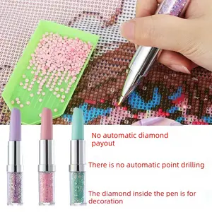 Diamond drawing tool point drill pen point drill pen glue drill plate set sticker drill lipstick pen DIY new model