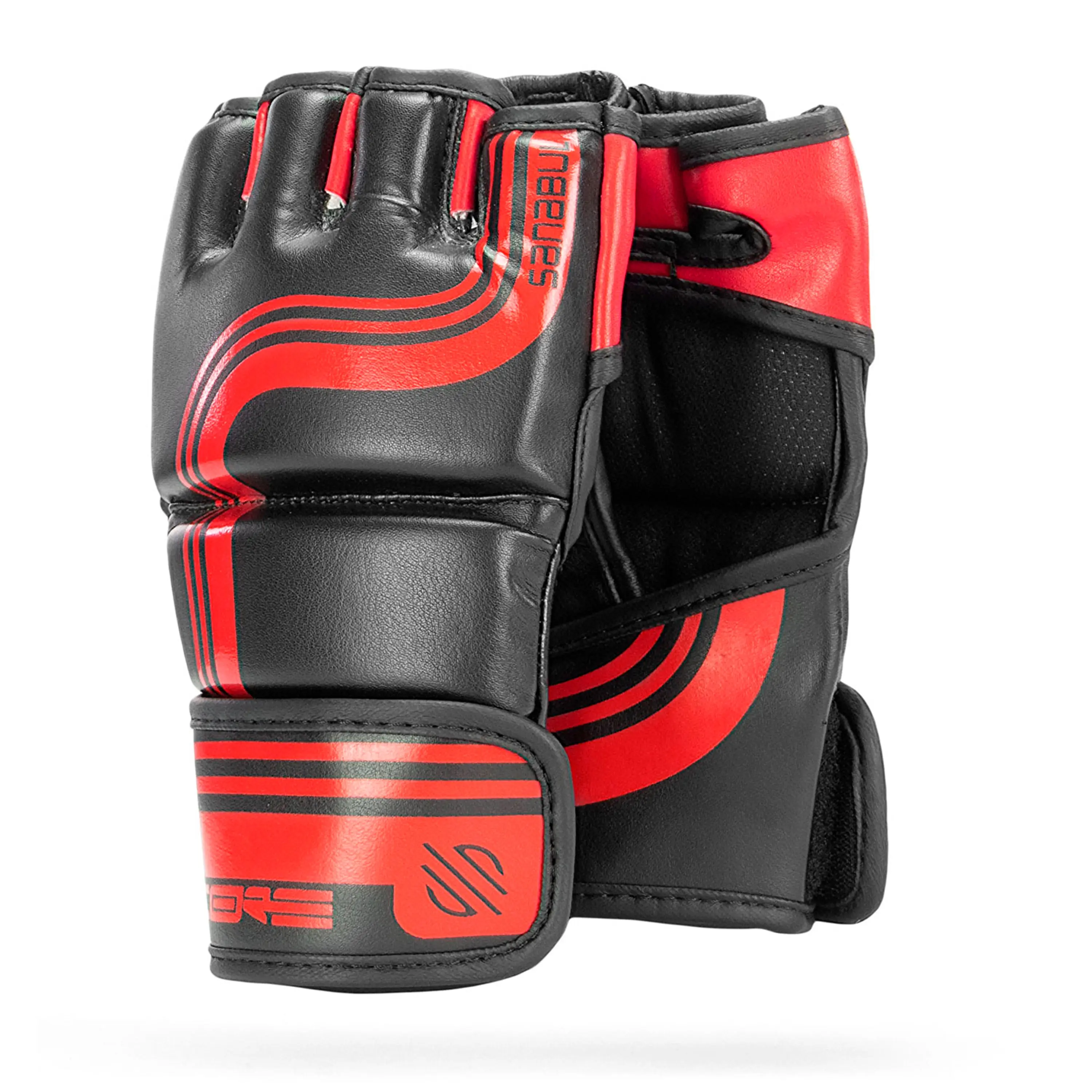 CORE Series 4 oz MMA Grappling Gloves - Red & Black, Designed for MMA Combat, Durable Materials, Ideal for Grappling and Fighting