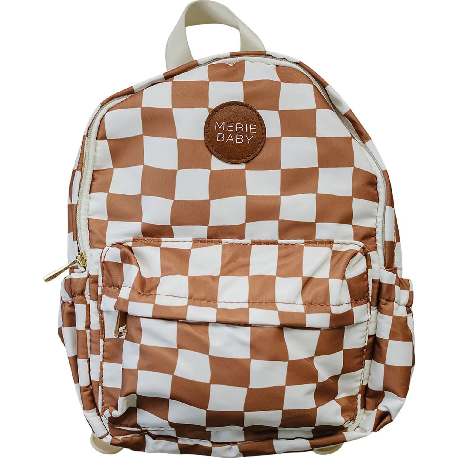 Rust Wavy Checkered Mini Backpack Rust Wavy Checkered Mini Backpack