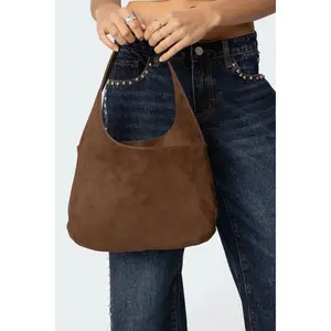 Faux Suede Shoulder Bag Faux Suede Shoulder Bag