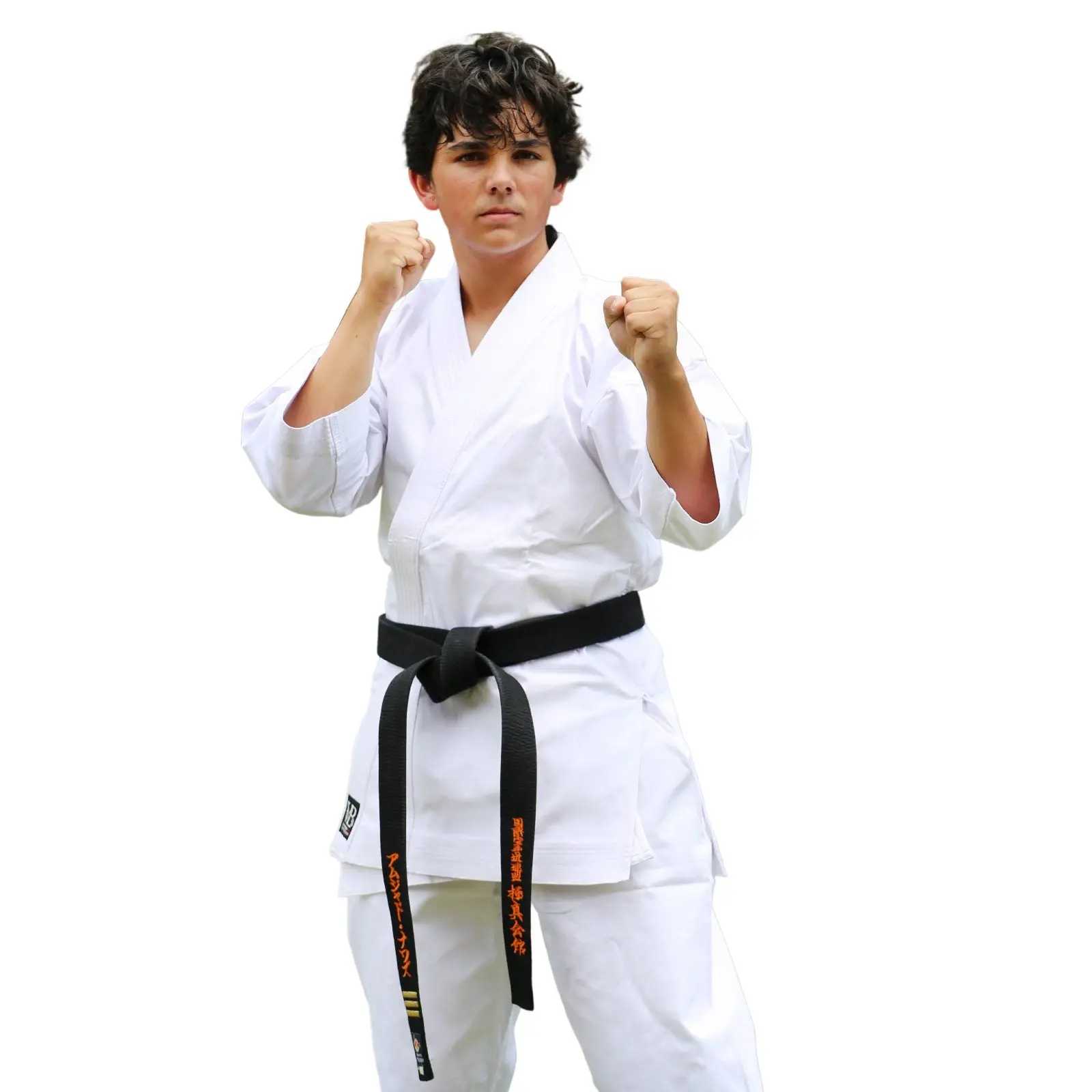 KARATE UNIFORM BLEACHED 100% COTTON CANVAS  -14-OZ