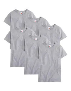 Hanes Essentials Men's Cotton T-shirt Value 6-pack Underwear Multi Pack Comfortable Fit Soft Stretch Fabric Breathable O52806