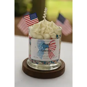 Peace, Love, America - Soy Wax Candle
