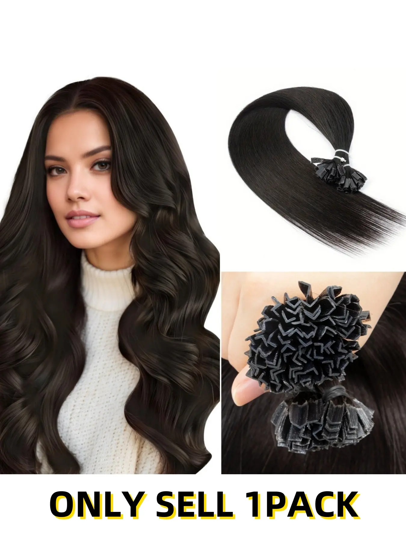 K Tip Real Hair Extensions, Premium Human Hair Blonde, 30g 50s Natural Straight, Italy Keratin Machine, 12-20inch, Add Length & Volume