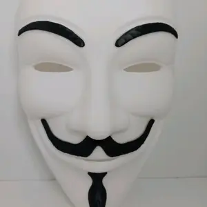 Guy Fawks Mask cosplay hacker decor movie memorabilia