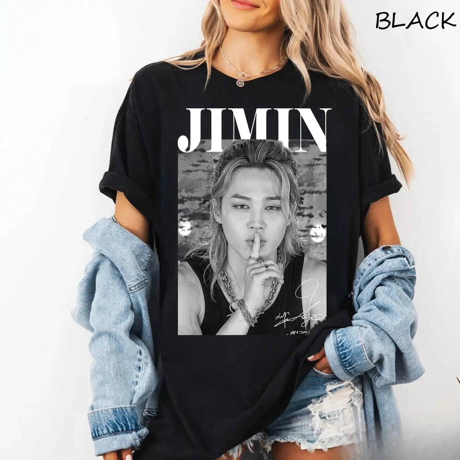 Vintage Kpop JM Signature Comfort Colors Shirt, Korean Idol Tee, Korean Style Lovers Unisex, Kpop World Tour Shirt