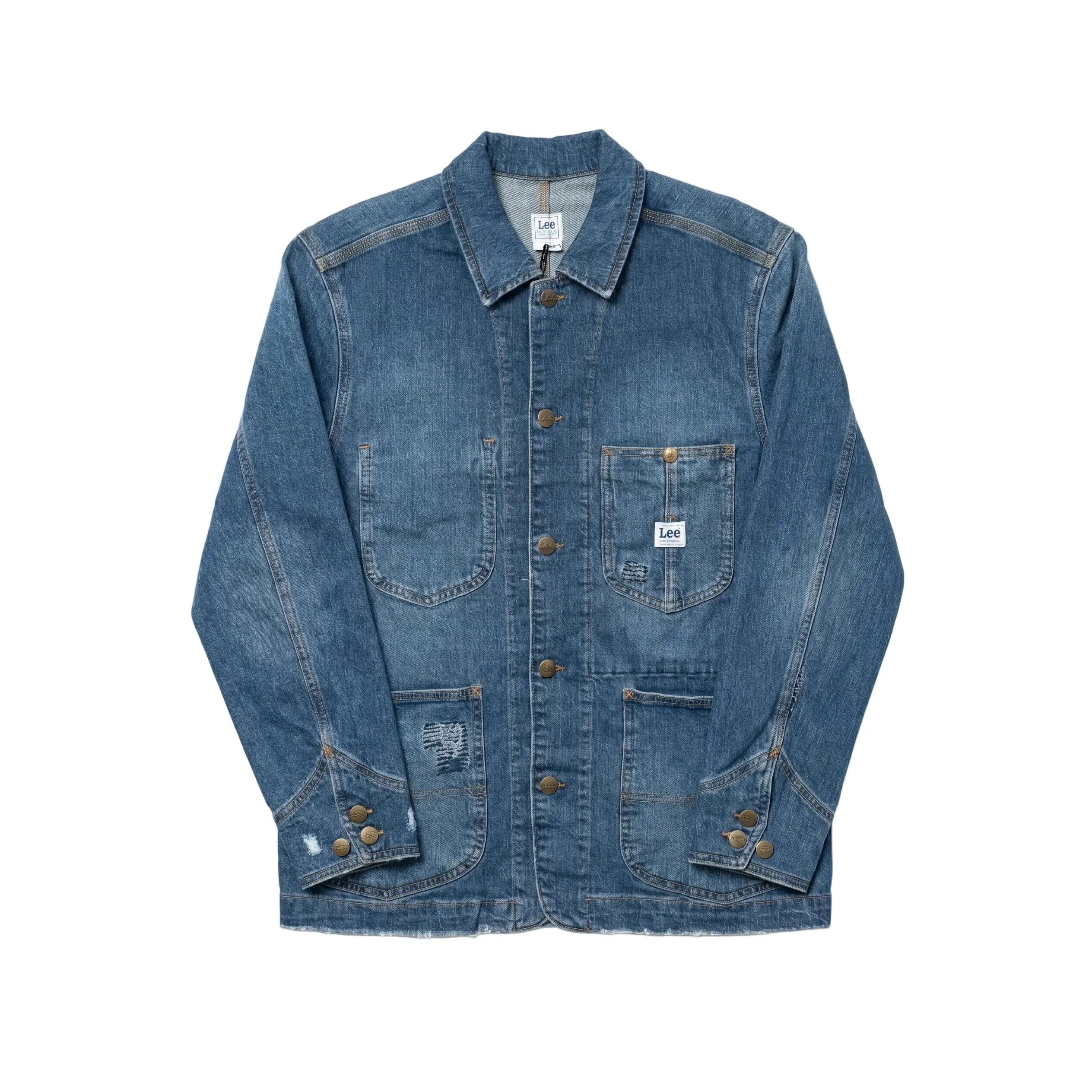 Vintage Lee Chore Jacket with Utility Pocket Detailing