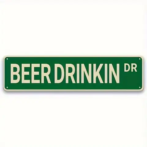 Vintage Fiber Board Beer Drinking Dr Sign, Beer Drinking Dr Sign, Bar Signs, Signage, Decorative Wall Sign, Perfect for Elevating Living Room, Bedroom, Garden, and Kitchen Home Decor