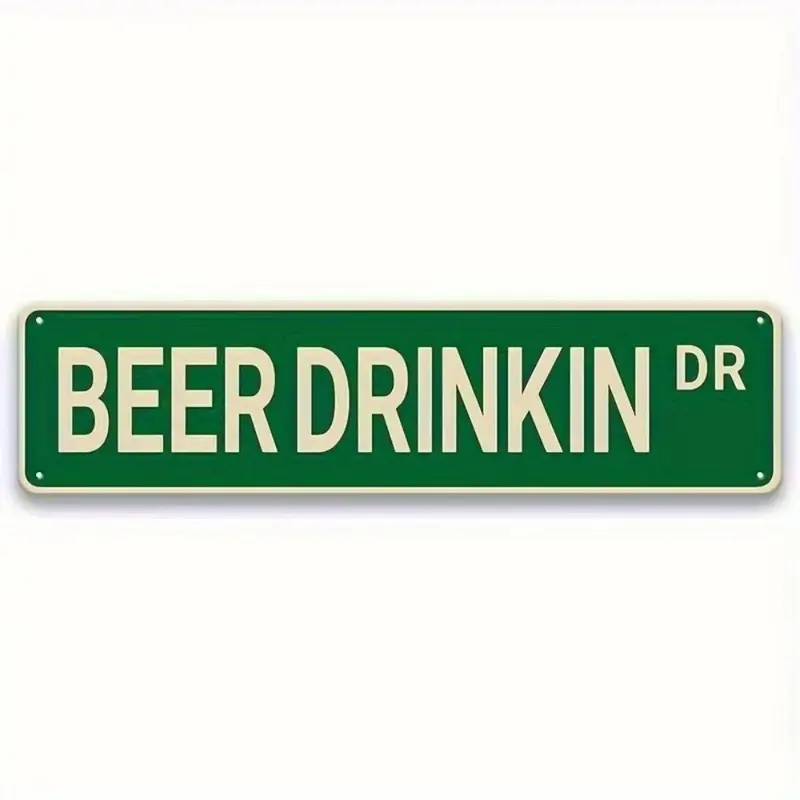 Vintage Fiber Board Beer Drinking Dr Sign, Beer Drinking Dr Sign, Bar Signs, Signage, Decorative Wall Sign, Perfect for Elevating Living Room, Bedroom, Garden, and Kitchen Home Decor