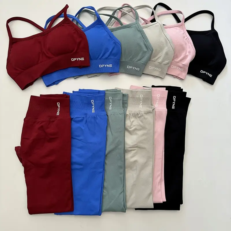 DFYNE Dynamic Set – Leggings & Backless Sports Bra for Performance and Style