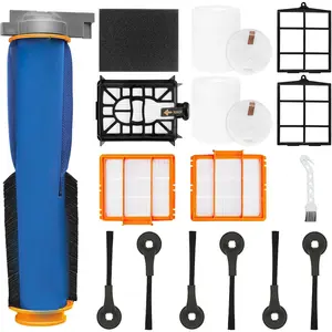 Accessories Compatible with  AV2501S AV2511AE AV2501AE RV2502AE RV2610WA UR2500SR Robot Vacuum  , 1 Main Brush, Filters Kit, 6 Side Brushes