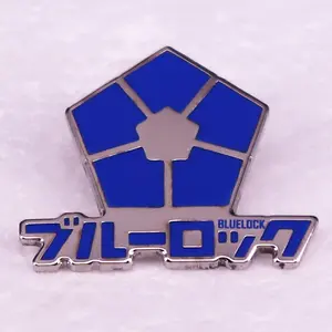 BLUE LOCK anime Enamel Pin playing soccer hot Japanese manga series badge brooch jewelry