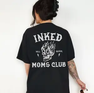Inked Moms Club Shirt, Tattoo Mom Graphic Tee Hoodie, Edgy Mom Life Outfit, Cool Tattooed Mama Gift, Trendy Inked Mom Apparel