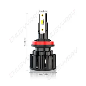 For Chrysler 300 C Sedan 4-Door 3.6L 2011-2015 2Pc 9012 LED Headlight Bulbs HIR2