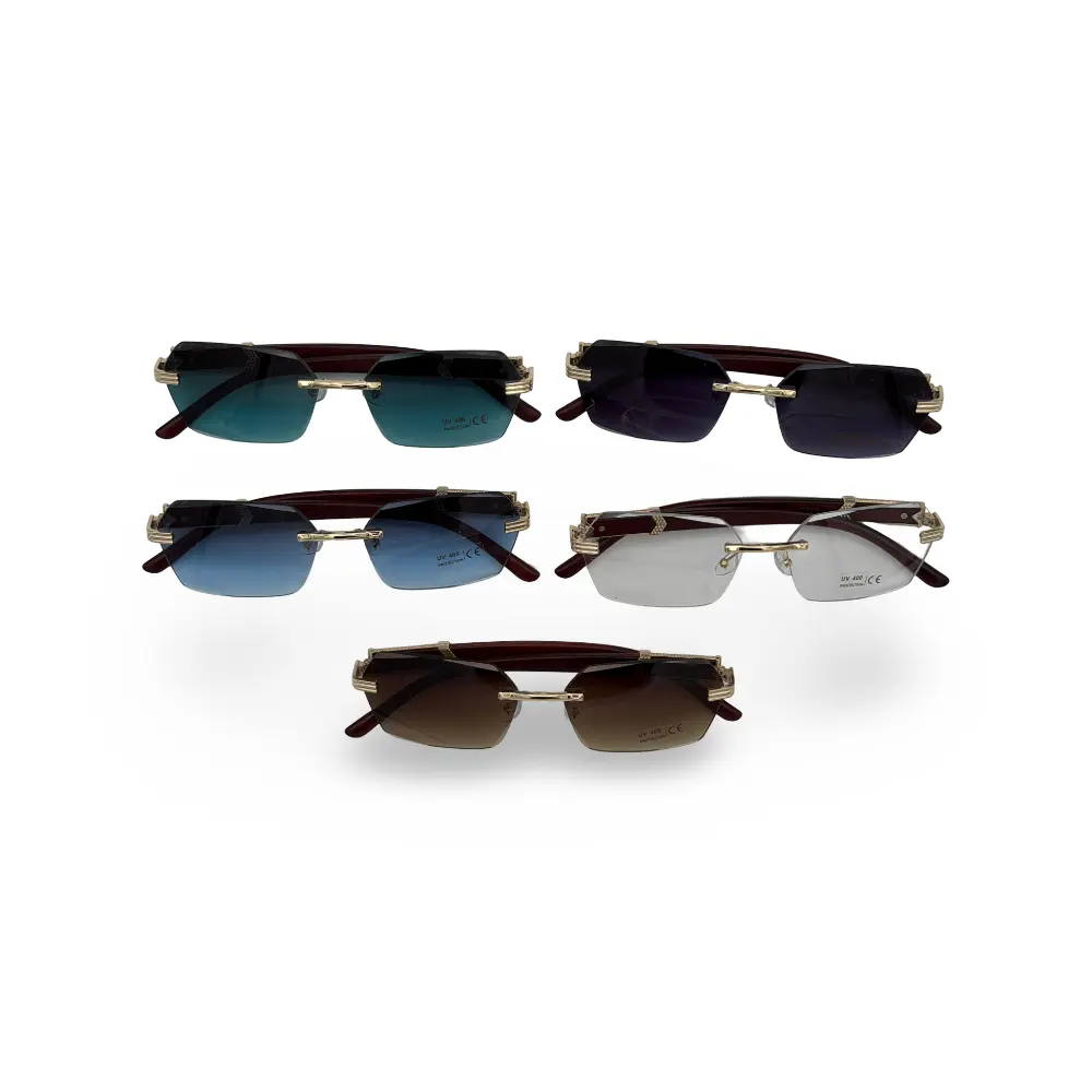 #40-8012 CICI Sunglasses Premium Vintage Square Sunglasses for Women and Men