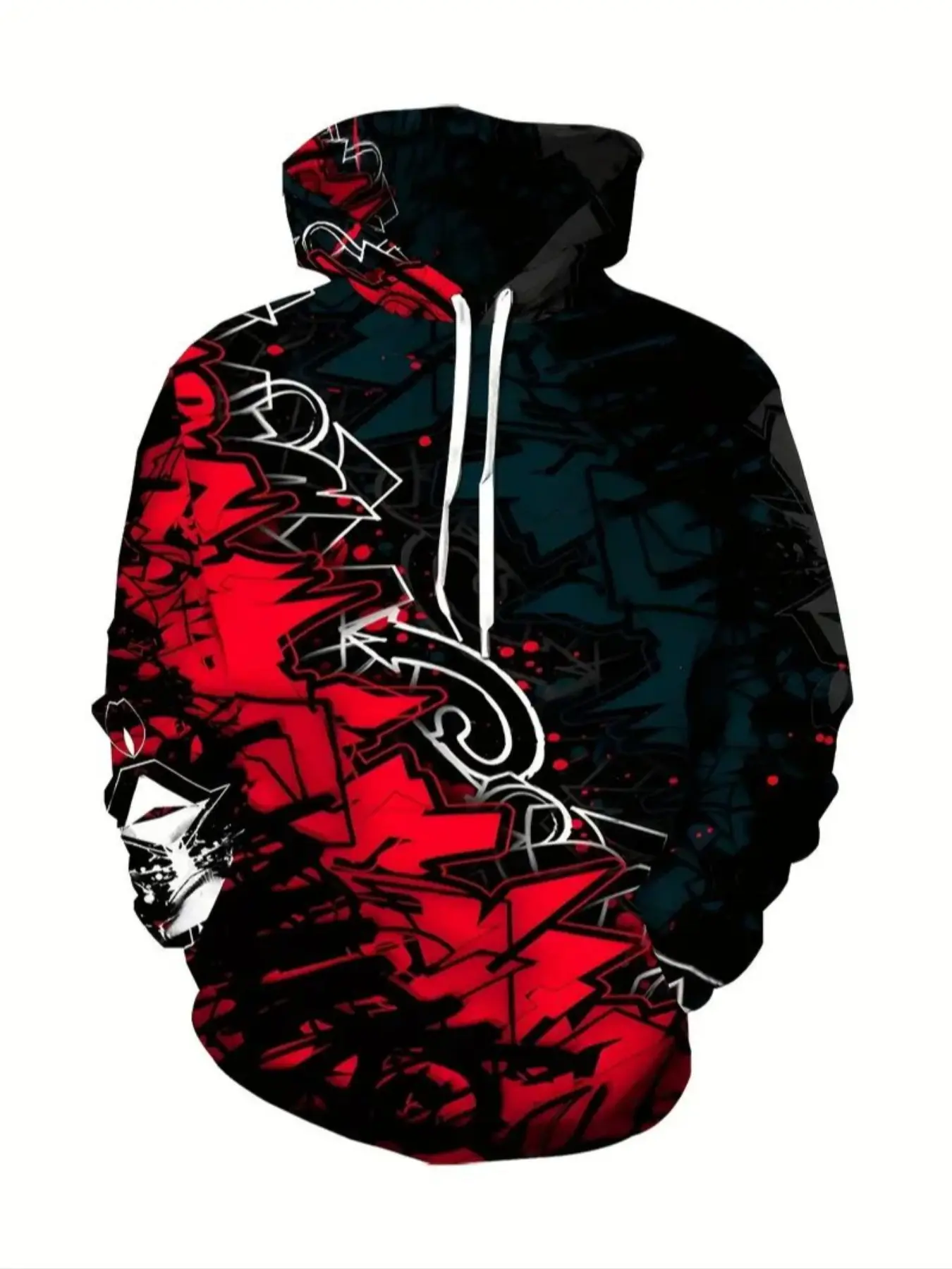 Men's 3D Print Hoodie Long Sleeve Fitted Casual Style Abstract Graphic Colorblock Design Polyester Durable Essential Sweatshirt Graphical Hoodie Casual Fashion Sweatshirt Casual Hooded Sweatshirt